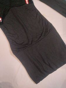 Black Long Sleeve bodycone Dress