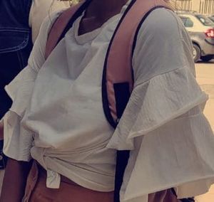 Frill Hand White Top