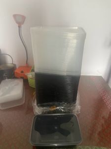 Plastic Food Container 10 Pcs  Rs.85 Only Rupees
