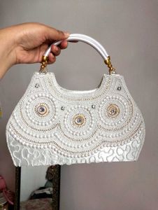 Stone Work Hand Purse