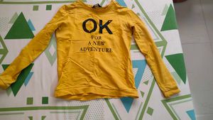 Yellow "OK Adventure" Long Sleeve Shirt