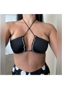 Elegant Black Embellished Top