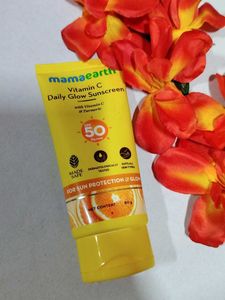 Mamaearth Vitamin C Sunscreen!🍊🧴💖