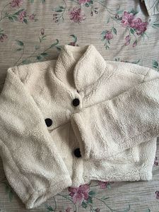Cozy White Teddy Jacket