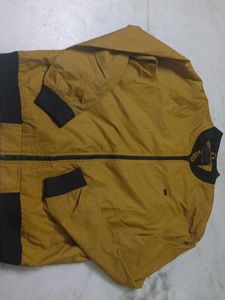 Brown and Black Bomber Jacket