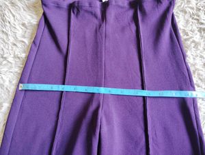 Highwaist Purple Palazzo