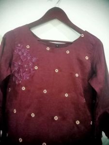 Two Pcs Suit With Attached Lining In Both(New)
