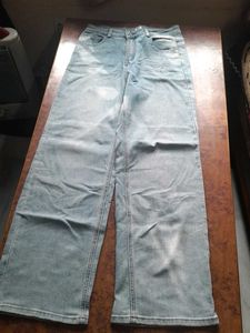 Wide Leg Denim Jeans