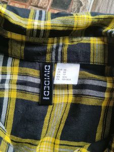 Yellow Plaid Crop Top