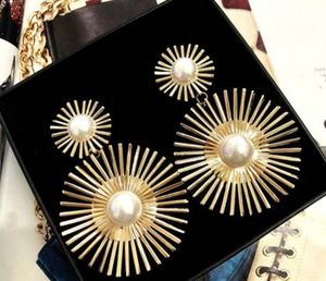 Statement Pearl Drop Earrings