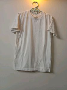 White Plain T-Shirt For Women