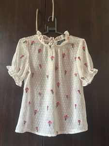Floral Sheer Top