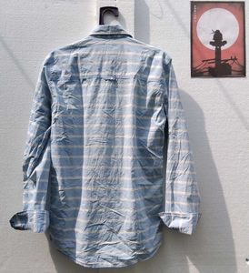 Striped Button-Down Shirt