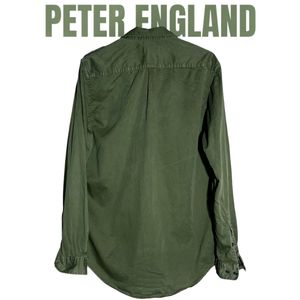 Peter England Olive Shirt