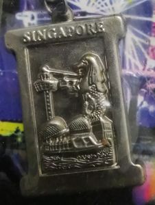 4 Singapore Souvenir Keychain