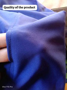 Chic Blue Maxi Slip Dress