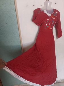 Flowers 🌼 Design Long Dress 👗