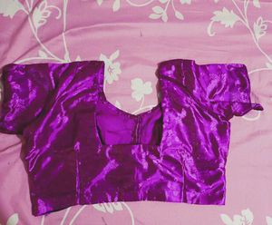 36 Size Shinning Dual Tone Purple Blouse