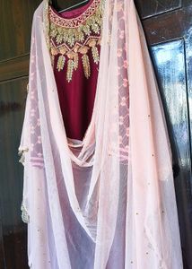 Beautiful Hand Work (Zardozi)Suit Set