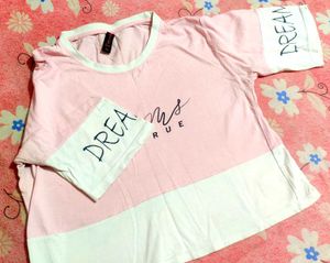 Pink 'Dreams True' T-Shirt