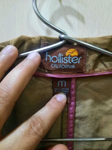 Brown Corduroy Cropped Jacket