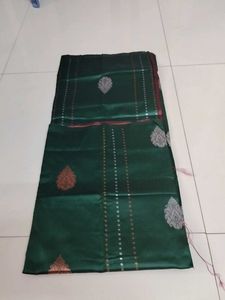 Dark Green Soft Silk Saree...