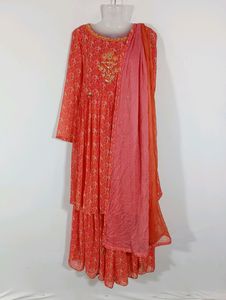 Multicolor Printed Sharara Set (Women)