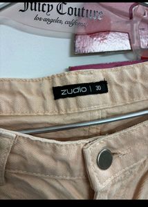 Peach Colour Jins