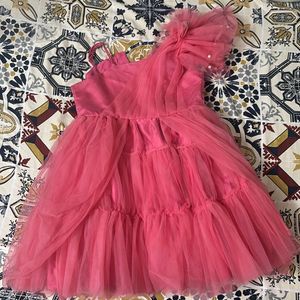 Pink Tulle Party Dress