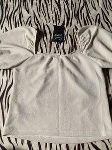Cute Puff Sleeve Top