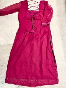 Ready Wear Shalwar  With Narrow Pant &amp; Dupatta Set