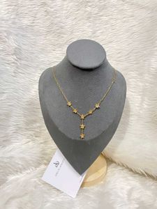 White Star Y Necklace