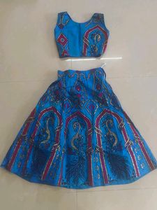 Girls' Ethnic Lehenga Choli Set