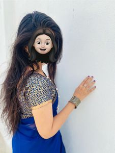 Blue Saree