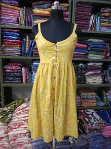 Yellow Sundress with Buttons