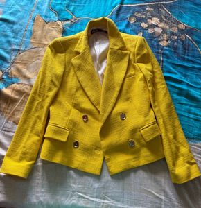 Zara yellow Blazer