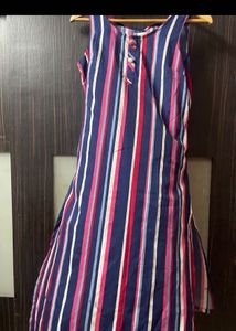 Striped Sleeveless Dress
