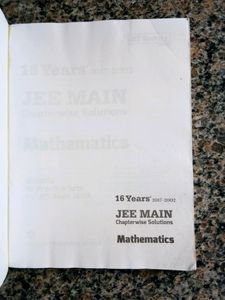 Arihant JEE Main Chapterwise Solutions 2002-2017