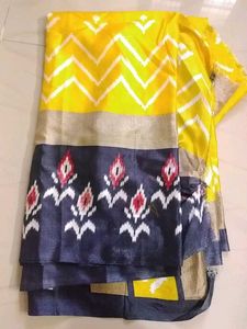 Ikkat Print Saree