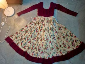 Floral Print Fit &amp; Flare Dress