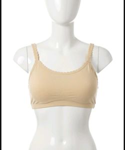 Stripped Bra With Removable Pad
