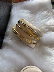 silver gold plated Adjustable bracelets