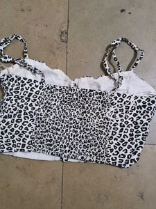 Leopard Print Crop Top