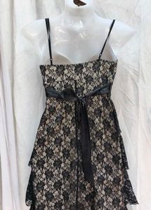 Elegant Black Lace Dress