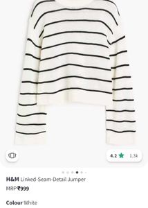 HnM Striped Jumper