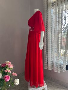 RED plus size  LUXE GOWN FIXED PRICE
