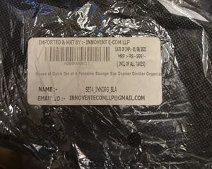 Makeup/Kitchen/Wardrobe Organizers (Set of 2)