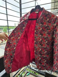 Floral Print Blazer