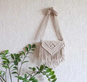 Macrame Crossbody Bag