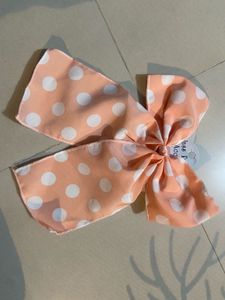 Polka Dot Hair Bow -New Piece